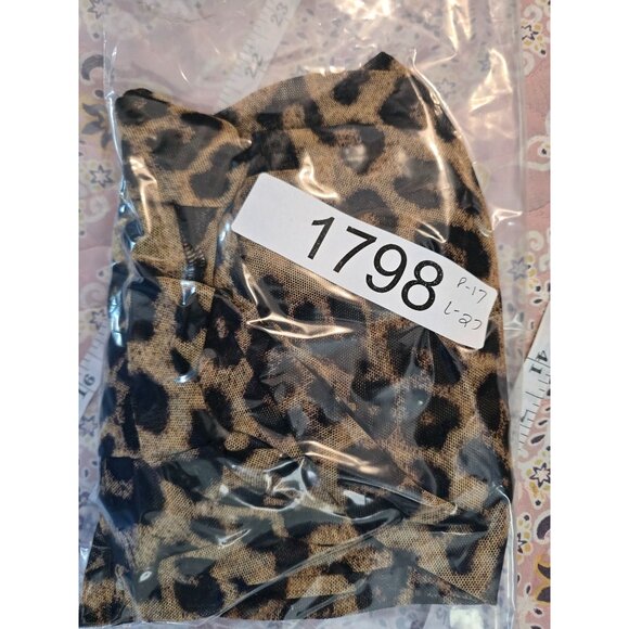 Torrid Sheer blouse Leopard Print  Polyester Spandex Blend mob wife animal - Picture 7 of 7